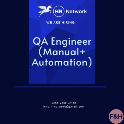 QA Engineer (Manual+Automation)