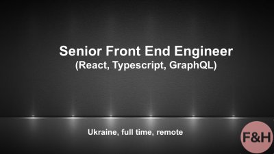 Senior Front End Engineer